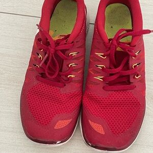 Nike Red Athletic Shoes. Basically brand new